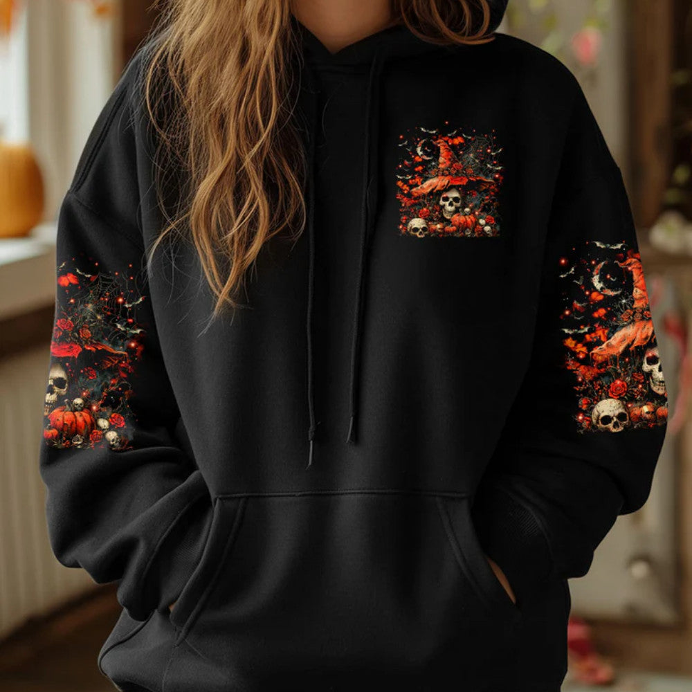 A Wee Bit Wicked Halloween Hoodie Skull Merch Gift Ideas For Mother In Law