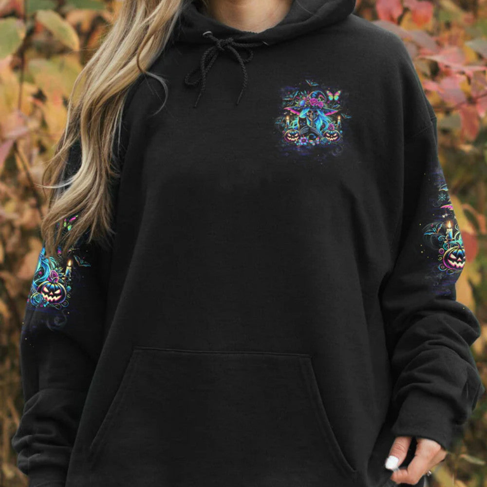 A Wee Bit Wicked Halloween Hoodie Skull Merch Gifts For Mom From Daughter