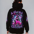 A Wee Bit Wicked Halloween Hoodie Skull Merch Gifts For Mother In Law