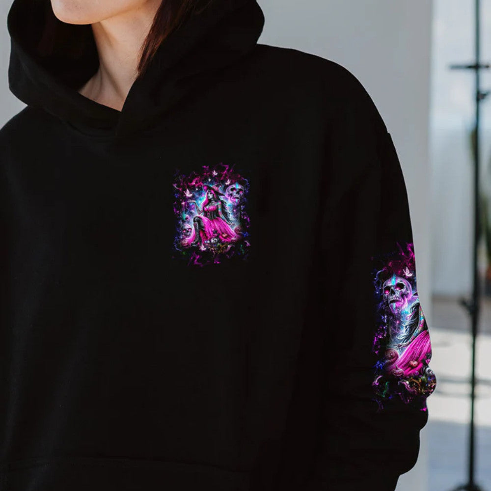 A Wee Bit Wicked Halloween Hoodie Skull Merch Gifts For Mother In Law