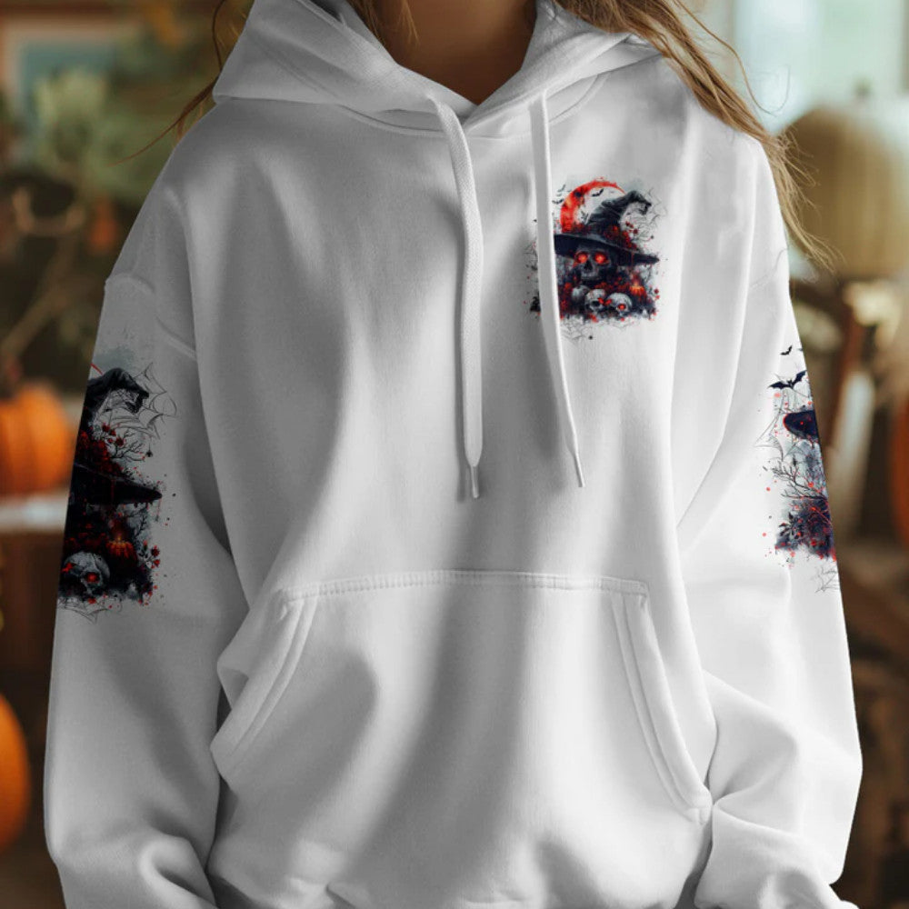 A Wee Bit Wicked Halloween Hoodie Skull Merch Best Gifts For Girlfriend